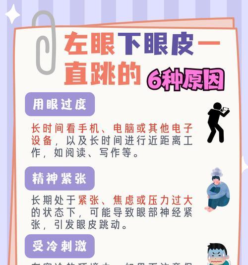 左右眼皮跳是什么原因？如何缓解和预防？